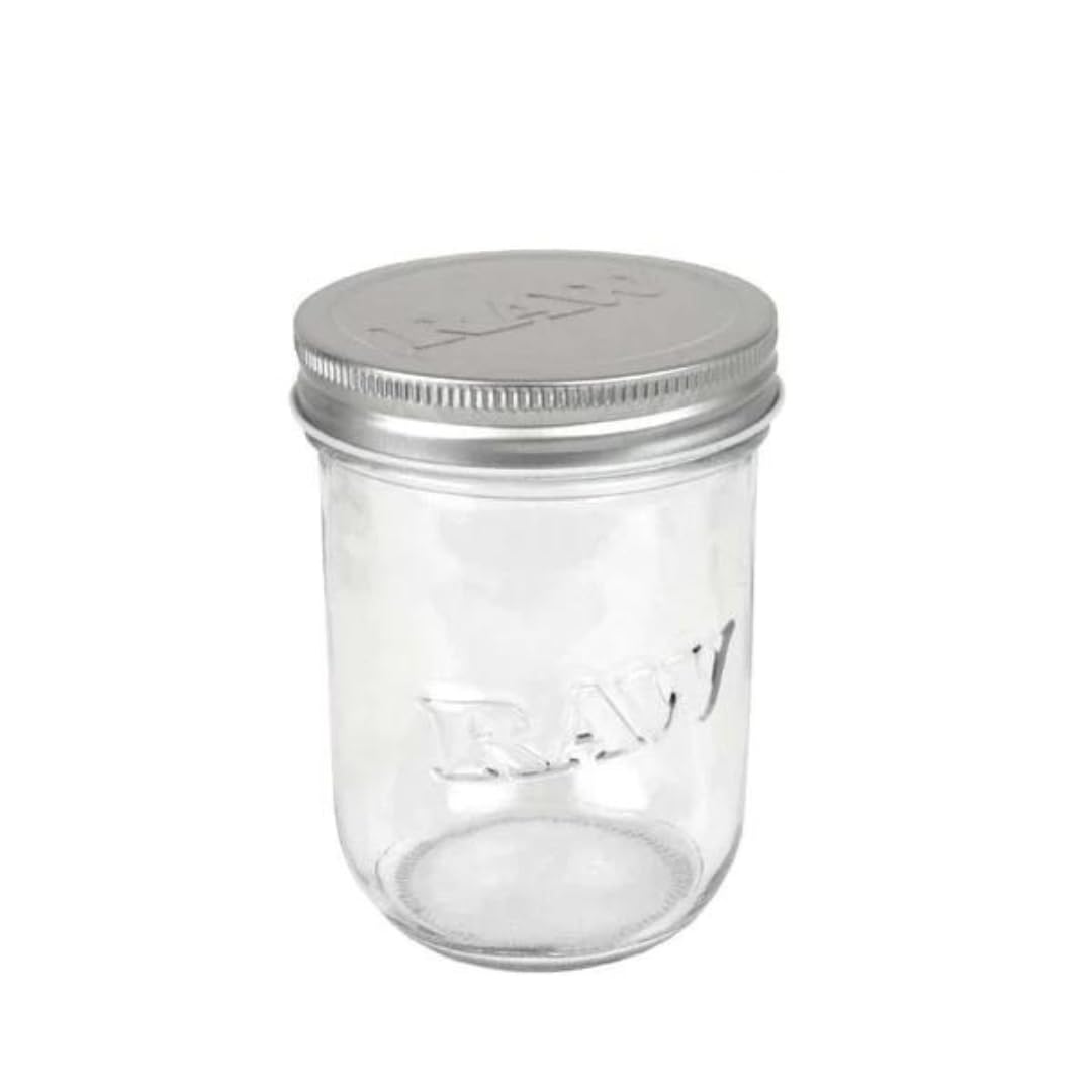 OutonTrip Raw Mason Jar/Jar for Stash/ (16oz)