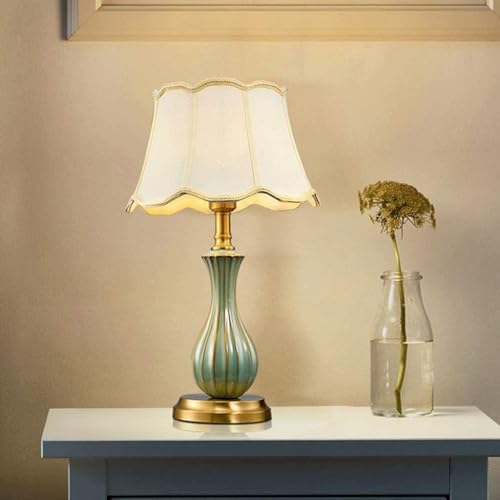 Lampe de table de chevet créatrice d'ambiance chaleureuse en céramique
