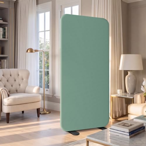 DECOLAB Standing Room Divider, Space Privacy Partition 29"x65", Aqua