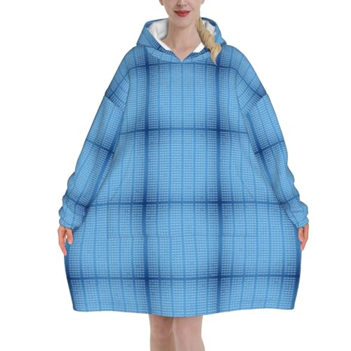 Sweat couverture flanelle code binaire bleu le cadeau parfait pour informaticien