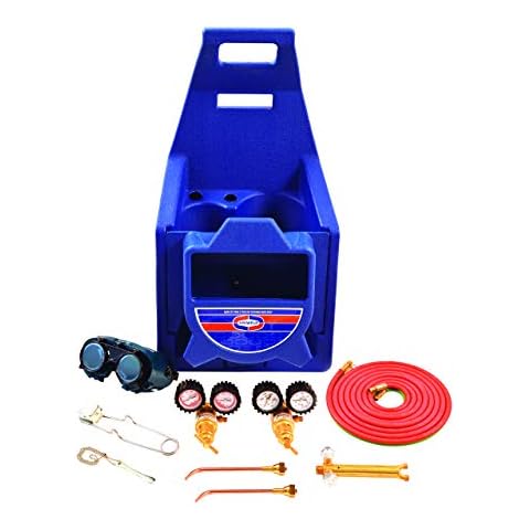 Uniweld KC100P Centurion Weld, Braze Outfit with 511 Plastic Carrying Stand brass, copper, blue Cover