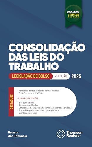 Consolidação das Leis do Trabalho 2ª edição - Códigos Essenciais RT bolso