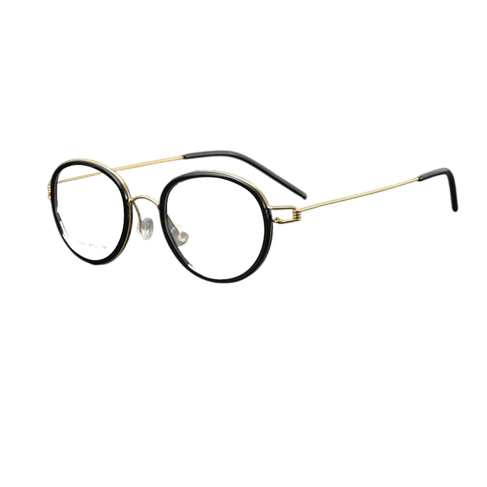 BKEKM Glasses frame Creative Eyewear Frames Titanium Eyeglass Frames with Clear Lenses Glasses Frames Round Thin Eyeglasses Lightweight