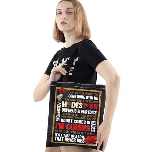 BWWKTOP Orpheus Musical Tote Bag Orpheus Gifts Musical Merchandise Eurydice Theatre Shoulder Bag3