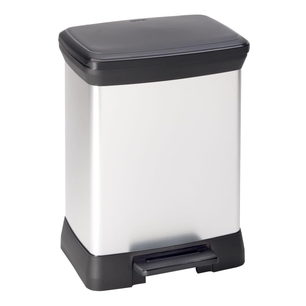 CURVER 203278 Pedal Bin Metal Appearance Polypropylene 30 L