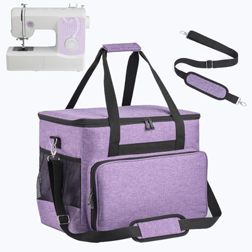 Jdstorbox Sewing Machine Carrying Case,Sewing Accessories Organizer With Removable Padding,Tote