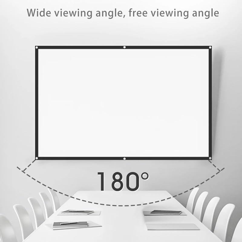 Pantalla de proyección plegable 150 pulgadas 16:9 portátil miniatura 3