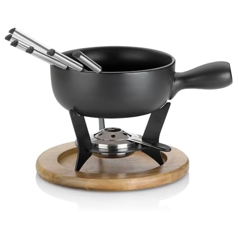 Kela Cheese Fondue Set with Ceramic Pot Cover