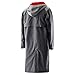Speedo Unisex-Adult Parka Jacket Fleece Lined Team Colors, Medium,Red/Grey