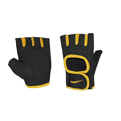 Luva para Academia Ahead Sports Ngga Amarela G