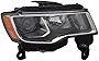 For Jeep Grand-Cherokee Headlight Assembly 2017 18 19 2020 Passenger Side Chrome Halogen Type CH2503297 | 68289234AE