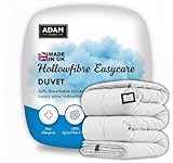 Adam Home Warm Double Duvet 15 Tog for Winter, Lightweight Skin Friendly Quilt, Down Alternative Ultra-Soft Plush Breathable Duvet Double Bed, Machine Washable, Made in UK - Image 1