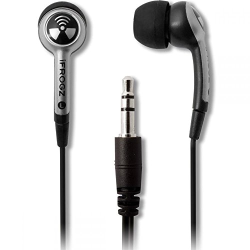 iFrogz Earpollution Plugz Audio Earbuds - Silver