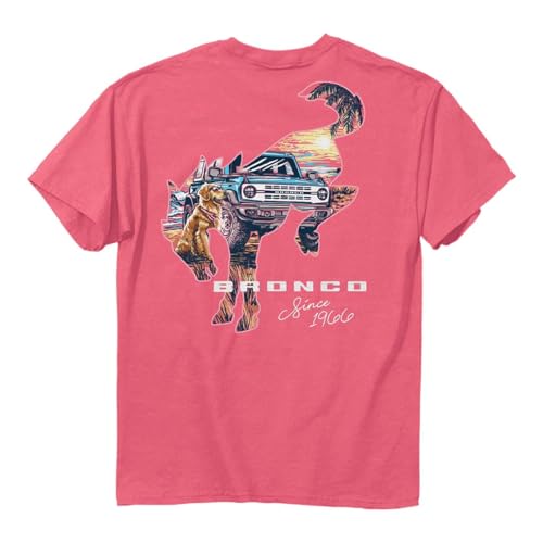 JEDCo Ford Bronco | Horse Dog T-Shirt Watermelon | 100% Cotton