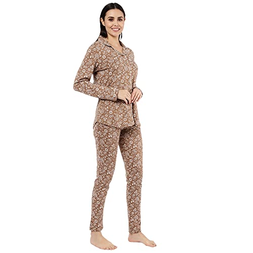 Image of Sweet Dreams Women's Cotton Printed Night Suit Set