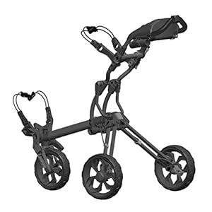 Rovic RV3S, Carro de Golf Manual, Unisex (Black/Black)