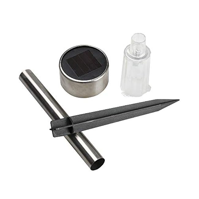Solar Lights Pathway Lights Stainless Steel 6 Colors