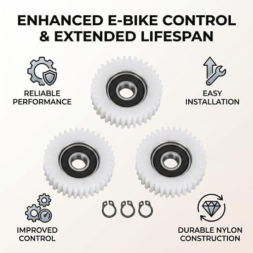 Nylon Worm Gears - 36 Teeth, 38mm Motor Accessory -3