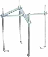 アンテナ取り付け用　タイヤベース 日本アンテナ BSアンテナ取付金具 コンクリート手すり用 NBS400J