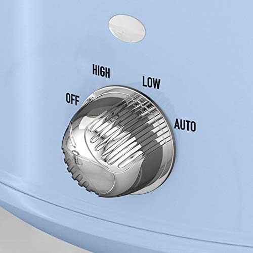 Swan Retro Blue 3.5 Litre Slow Cooker, 3 Temperature Settings, Keep Warm Function, Removable Ceramic Inner Pot, 32 Page Recipe Book, 200W, SF17021BLN