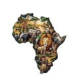 VALEUR ÉDUCATIVE: Excellent outil pédagogique combinant l'apprentissage de la géographie africaine et la découverte de sa faune