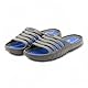 CKK Herren Badelatschen Badeschlappen Dusche Sauna Strand Freizeit Badeschuhe, Grau, 49 EU