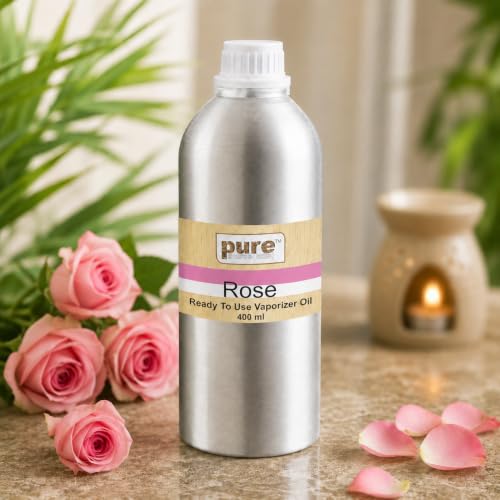 Image of Pure Source India Rose Fragrances Vaporizer Oil, 1 L Refill