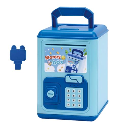 Hucha para dinero real – Hucha electrónica – Hucha musical divertida para 5-10 años, cumpleaños, viaje avión interior exterior
