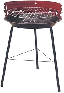 Lapillo CDF06297 Barbecue a Carbone, Tre Gambe, Tondo, Piccolo, Verde/Nero