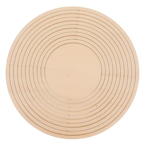 Rails de coupe concentrique Healvian en bois pour réussir le calibrage de vos assiettes en poterie