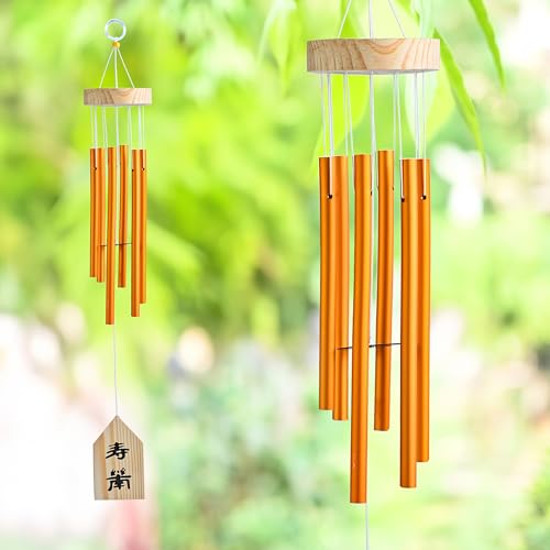 Image of ZAICUS Metal Wind Chime for Home Entrance, Outdoor Wind Bell, Hanging Wind Chimes for Garden, Balcony, Patio & Feng Shui Decor