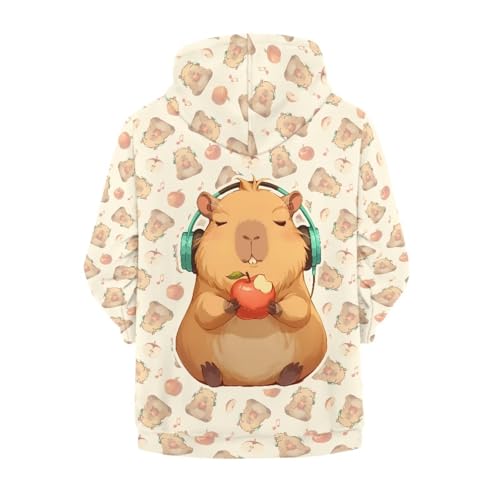 Image of Biyejit Kids Novelty 3D Graphic Printed Hooded Sweatshirt