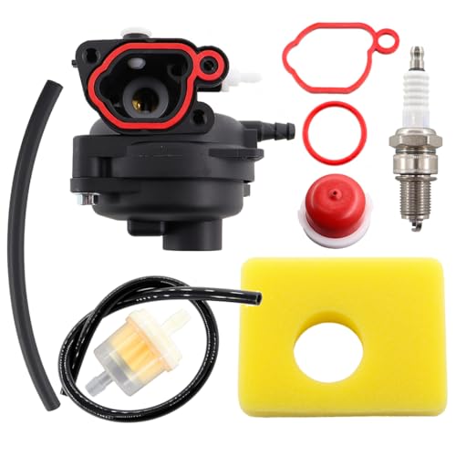 MCHNIC Carburateur Kit for Briggs & Stratton 300E 450E 550E 575E 600E CARB Moteur 08P502 09P602 125CC 140CC Series Pièces de Moteur de Tondeuse à Gazon et...