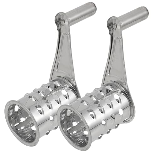 Rallador giratorio de acero inoxidable NUOBESTY 2 piezas miniatura 1
