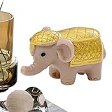 Art en Résine: Dotée de détails complexes, cette statue d'éléphant est une source de calme et d'énergie spirituelle. C'est un ajout significatif à la décoration d'un bureau, promouvant une atmosphère de bien-être et de bénédiction dans votre espace quotidien.