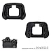 JJC 2 Pack DK-29 Eyepiece Eyecup for Nikon Z7 II Z7 Z6 III Z6 II Z6 Z5,Soft Silicone Extended Viewfinder Replace Nikon DK-29 Rubber Eye Cup