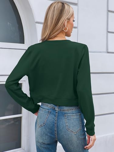 Image of Heymoments Women's Thin Shrugs Long Sleeve Lightweight Cropped Tops Open Front Cardigan for Dress S-2XL