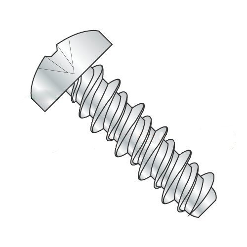 #6 (#4 Head) x 1/4" High Low Style Thread Forming Screws/Phillips/Pan Head/Steel/Zinc (Carton: 10,000 pcs)