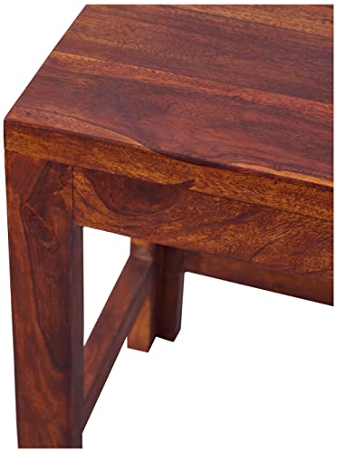 Image of Amazon Brand - Solimo Stellan Side Table (Sheesham Wood with Honey Finish)