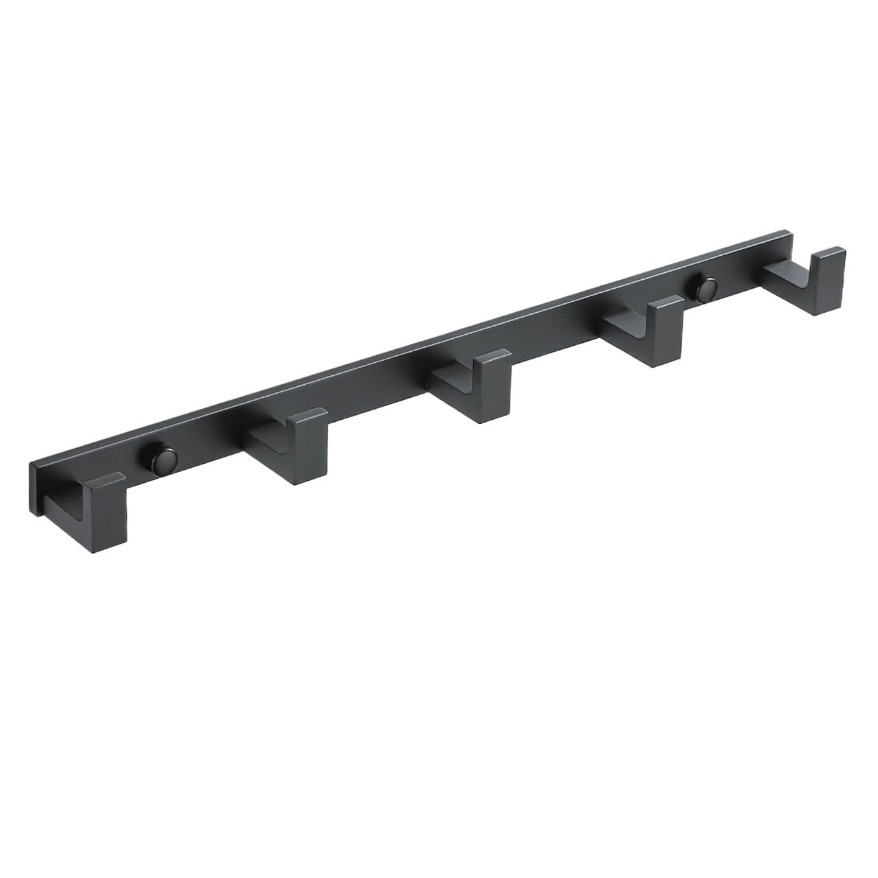 FGUJSUR Coat Hooks Household Wall Coat Rack Black Hooks