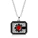 Produktbild Comics Justice League Cyborg Halskette Gerechtigkeit Superhelden Anhänger Chocker Halskette Hund Tags Chaveiro Schmuck