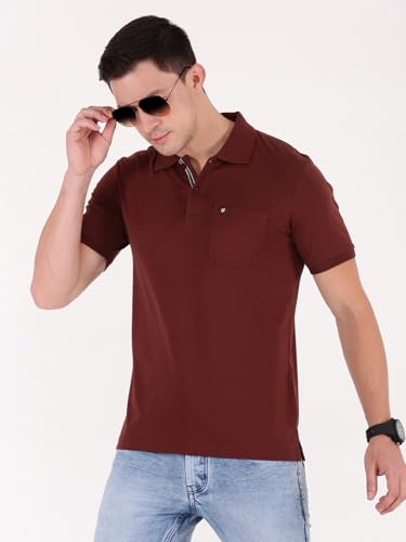 Image of Macroman M-Series Men's Solid Regular Fit T-Shirt
