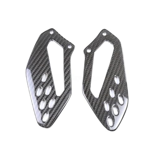 Plaques talon carbone S1000RR anti-rayures pour carénage pédale