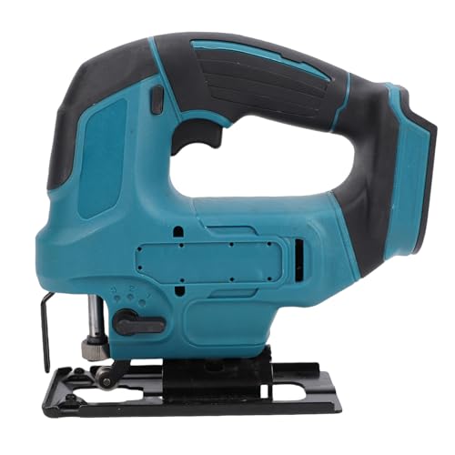 AUNMAS Sierra de Calar Inalámbrica, Sierra de Calar Eléctrica con Motor sin Escobillas, 2900 RPM con Luz LED, sin de Hoja de Herramienta, Bisel de 0 a 45 Grados para Carpintería, Metal, PVC para