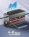 KEMIMOTO Onboard 36V Golf Cart Charger with Universal Fit, 18A Golf Cart Battery Charger, Overcharge Protection, BMS, Full in 4-6H, Trickle Charge, 16 ft, D-Plug, for Lead Acid Battery