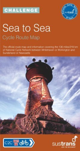 Sea to Sea Cycle Route Map: NCN C2C (National Cycle Network Route Maps) 4th Edition 2012 by Sustrans ( 2012 ) Map