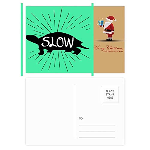 Cartes postales tortue noir x20 pour correspondance et décoration