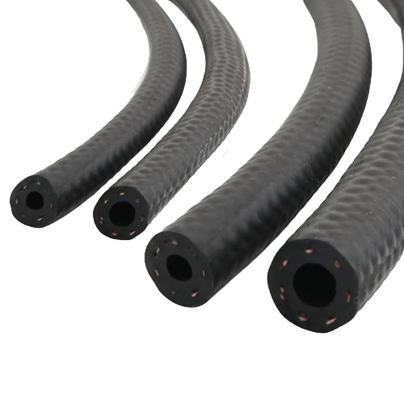 flexiable rubber Rubber Fuel Tube Motorcycle High Pressure Diesel Pipe Water Cooling Pipe High Temperature Resistant Gasoline Hose 1 Meter drain elastic (Size : ID 16mm x OD 23mm)