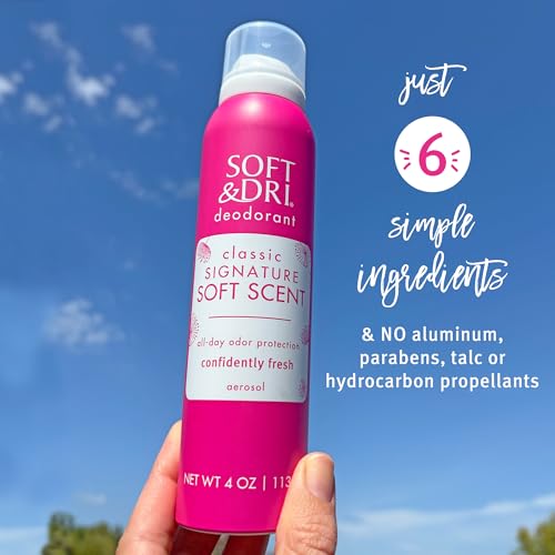 Desodorante Aerosol Soft & Dri Classic 4 oz miniatura 4