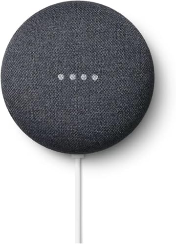 Image of Google Nest Mini Bluetooth Speaker, Japan Model, Multi Language with English Compatibility Assistant (2nd Gen) Charcoal (Renewed)